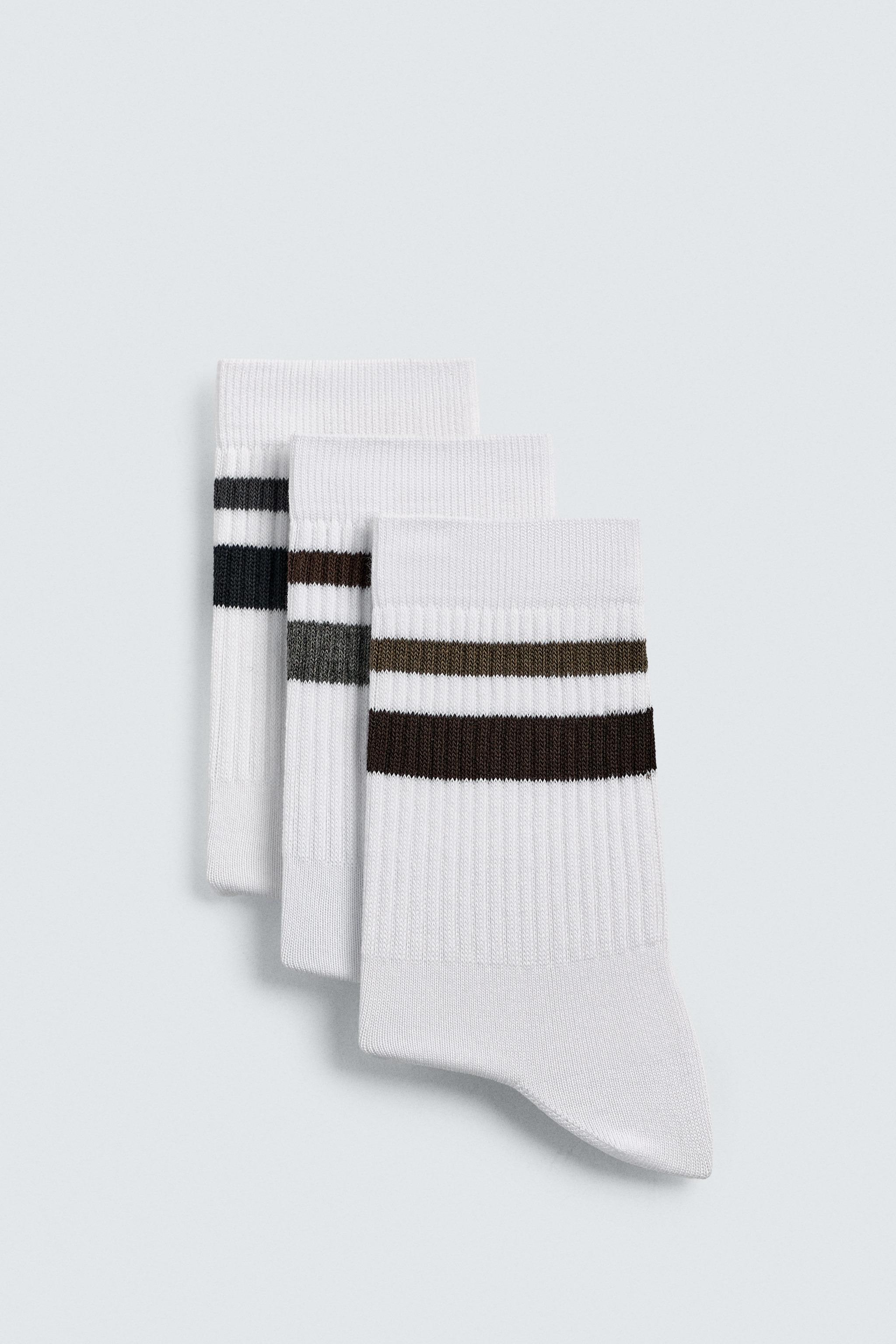 STRIPED SOCKS 3-PACK